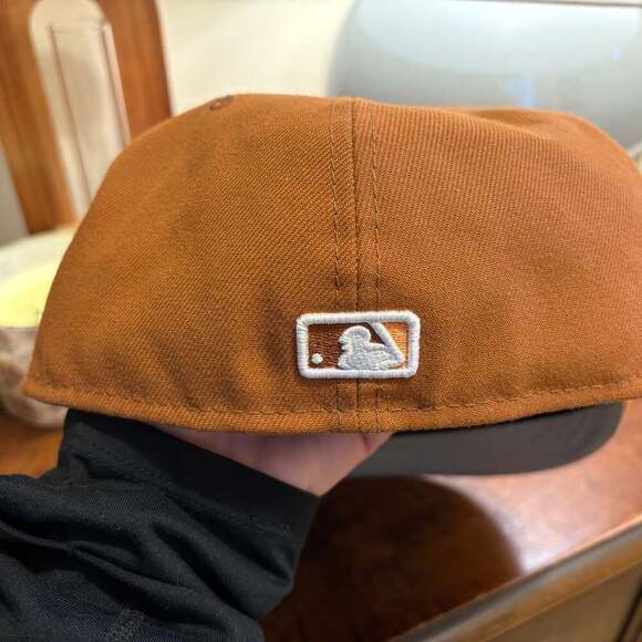 New Era San Francisco Giants Spring Color Two-Tone 9FIFTY Snapback Hat - Brown - Picture 6 of 10